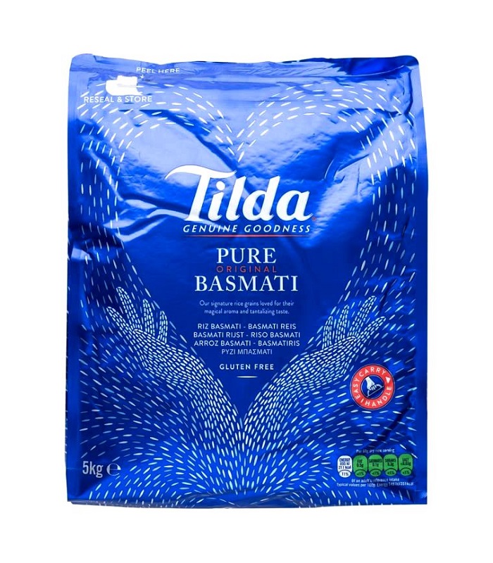 Riso Basmati alta qualità - Tilda 5 kg.